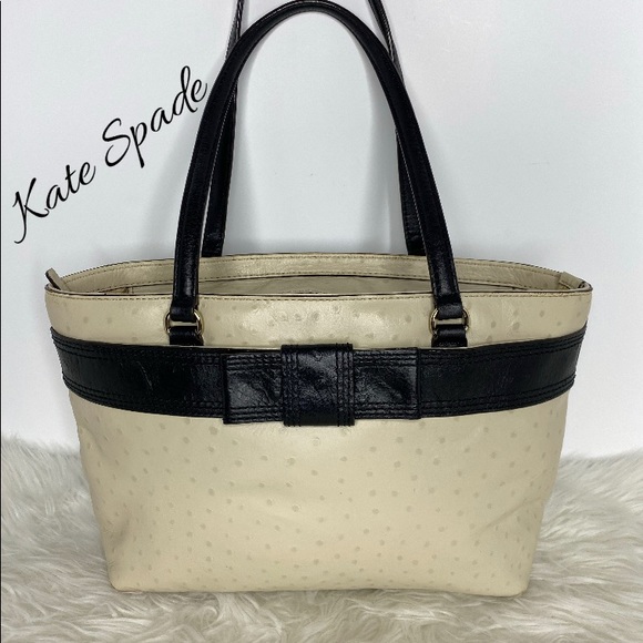 kate spade Handbags - Kate Spade Leather Ostrich Tote